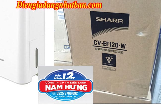 máy hút ẩm nhật nội địa Sharp CV-EF120-W4